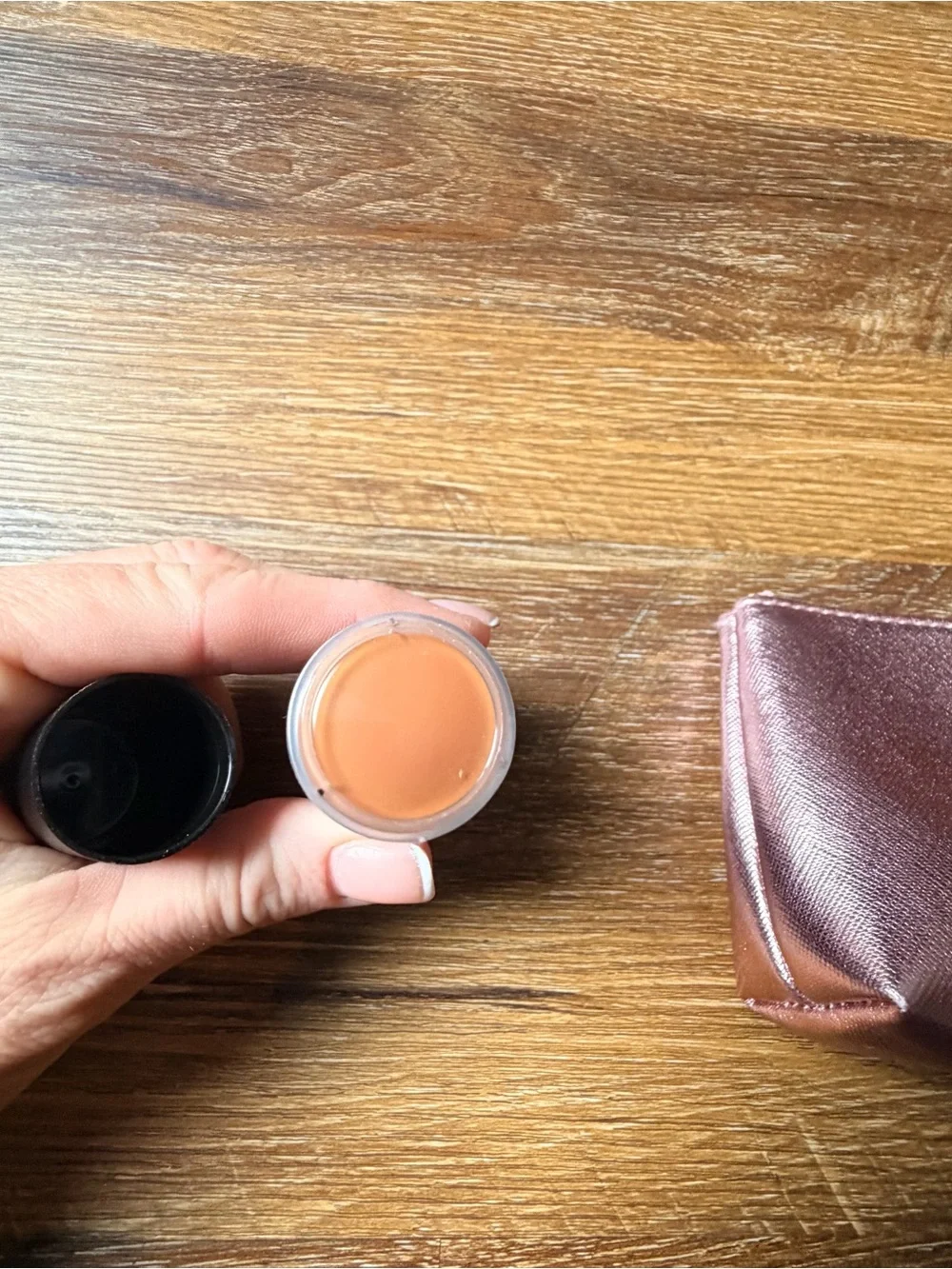 Younique Touch Stick Foundation Chenille + Makeup Bag